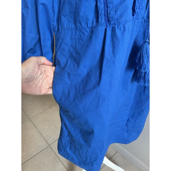 Tommy Bahama Boho Salina Key Organic Cotton Poplin Shift Dress Coverup Pockets M - Picture 7 of 16